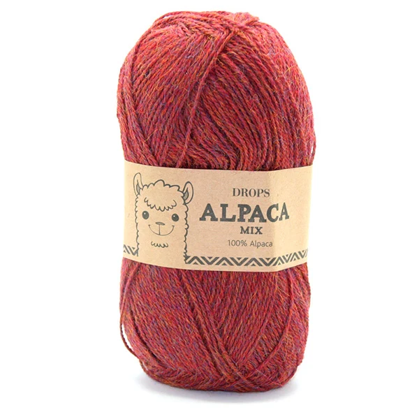 DROPS Alpaka Mix 5565 Hellkastanienrot