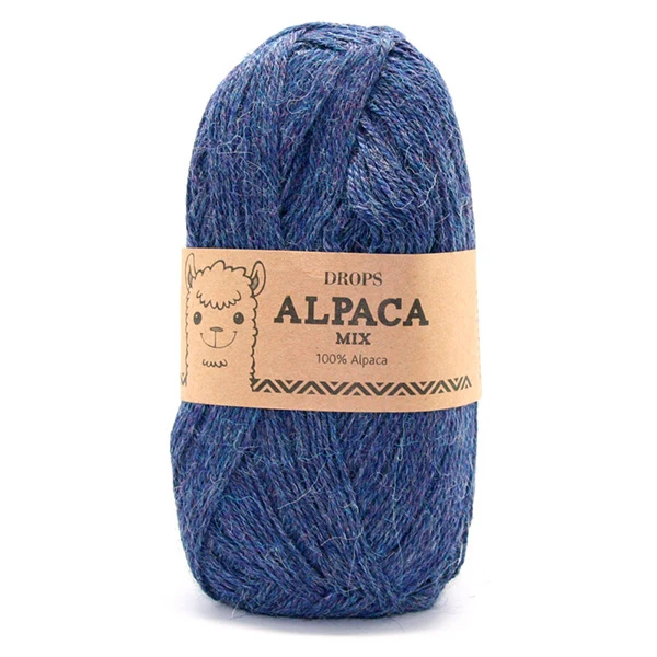 DROPS Alpaka Mix 6360 Mondscheinblau