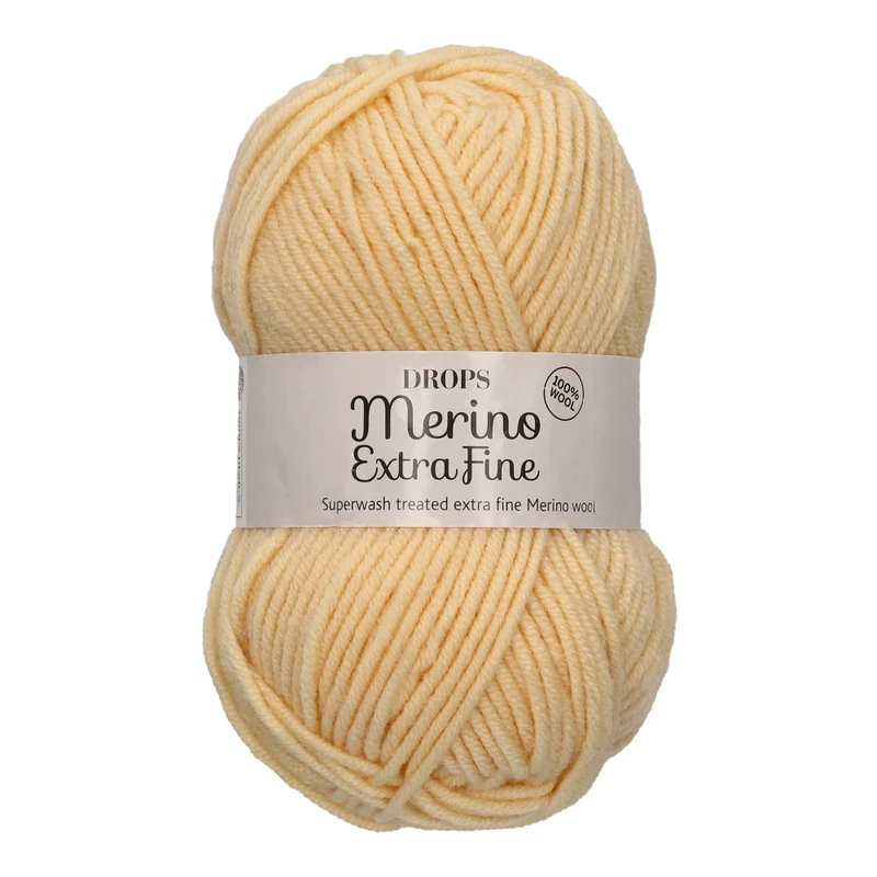 DROPS Merino Extra Fine Uni Colour 24 Hellgelb