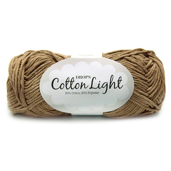 DROPS Cotton Light Uni Colour 022 Khakibraun