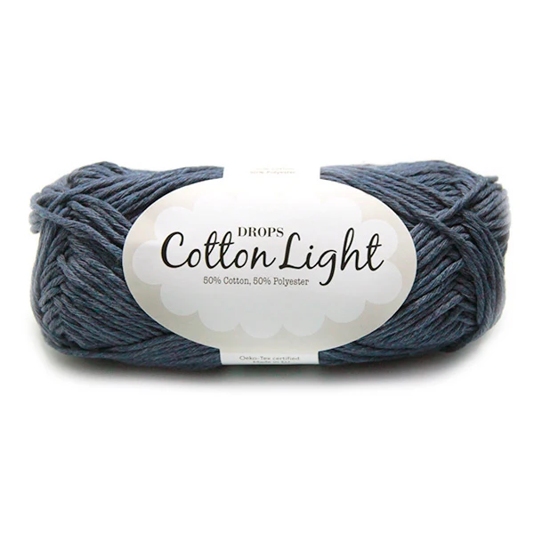 DROPS Cotton Light Uni Colour 026 Dark Wash