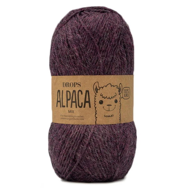 DROPS Alpaka Mix 9023 „Lila Mist“