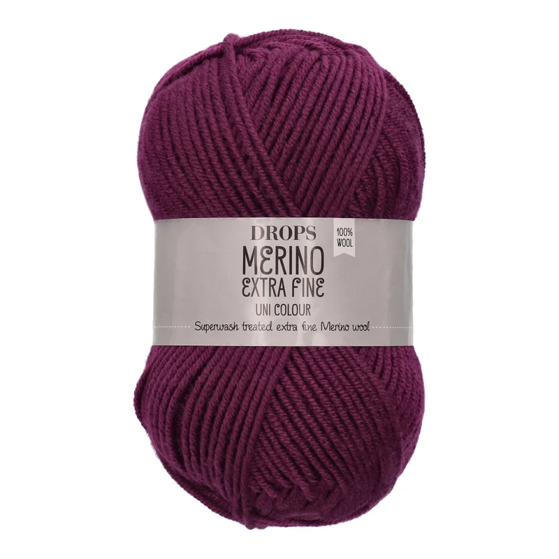 DROPS Merino Extra Fine Uni Colour 35 Dunkelheide