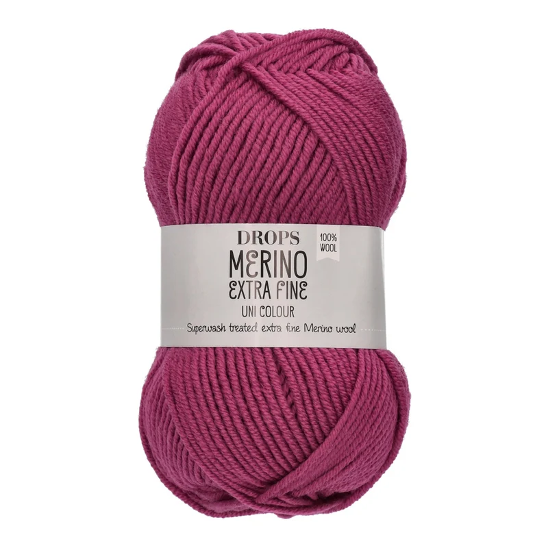 DROPS Merino Extra Fine Uni Colour 34 Heide