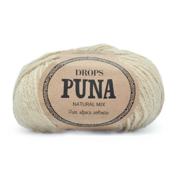 DROPS Puna Natural Mix 02 Beige