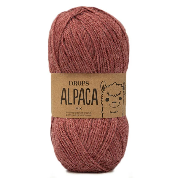 DROPS Alpaka Mix 9024 Dunkel-Blush