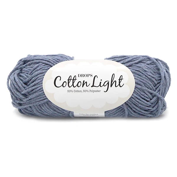 DROPS Cotton Light Uni Colour 034 Denimblau
