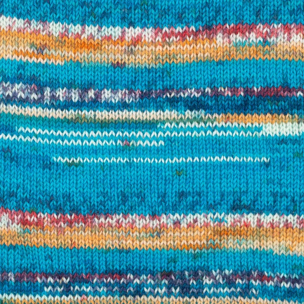 DROPS Fabel Print 162 Blue-sea