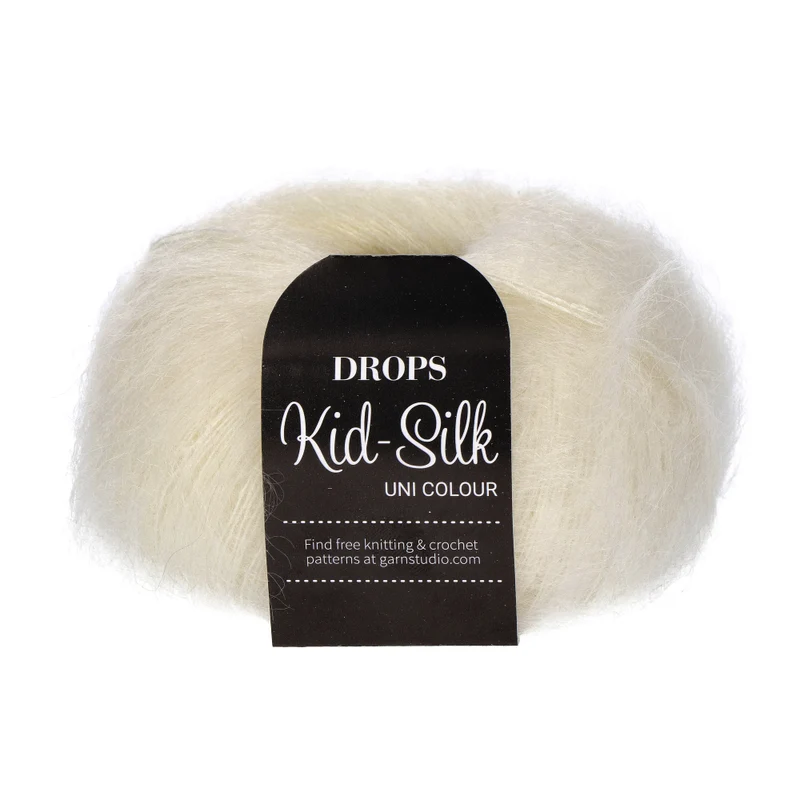 DROPS Kid-Silk Uni Colour 001 Natur