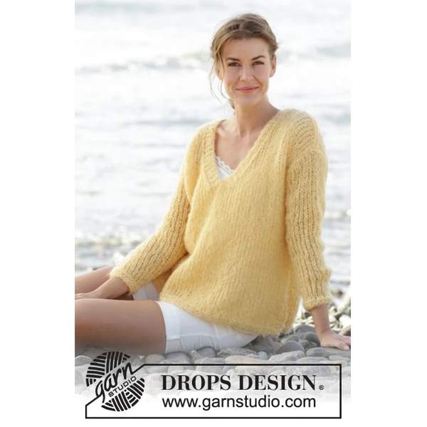 DROPS Melody Uni Colour 007 Dunkles Denimblau