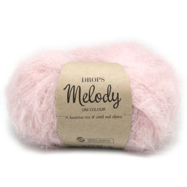 DROPS Melody Uni Colour 006 Puderrosa
