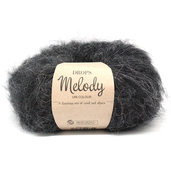 DROPS Melody Uni Colour 005 Schwarz