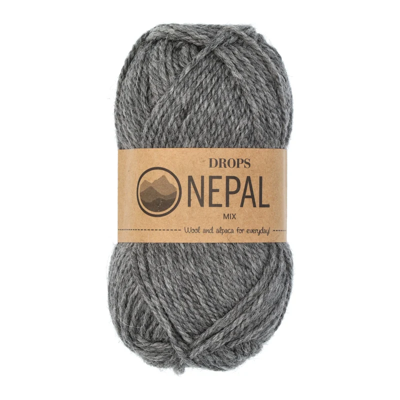 DROPS Nepal Mix 517 Mittelgrau