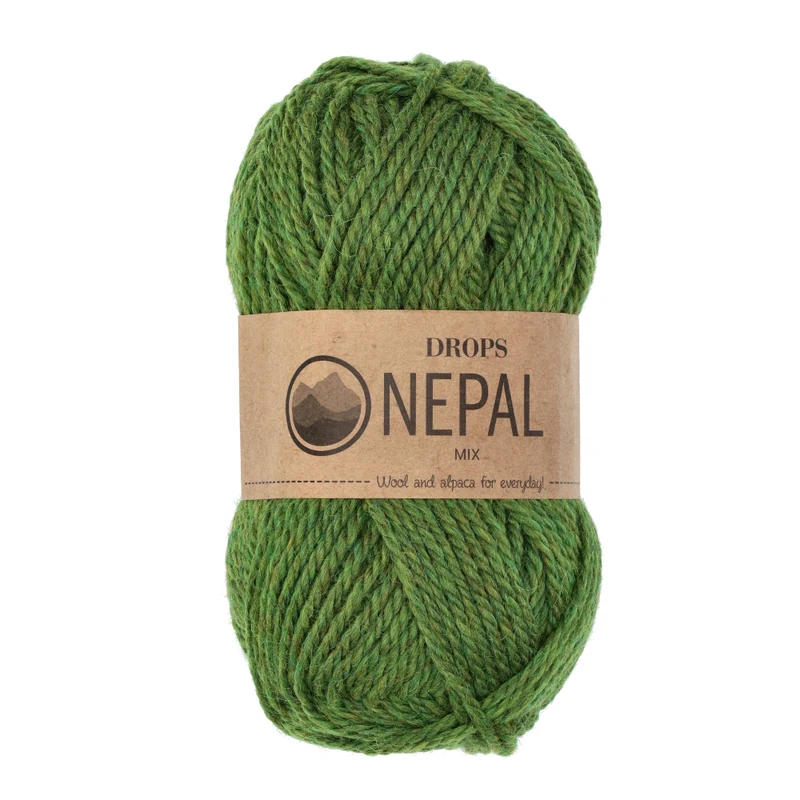 DROPS Nepal Mix 7238 Olivgrün