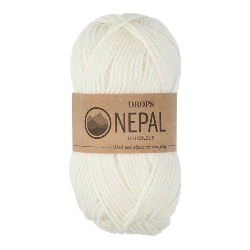 DROPS Nepal Uni Colour 100 Naturfarben