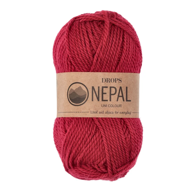 DROPS Nepal Uni Colour 3608 Granatapfel