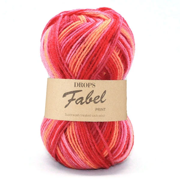 DROPS Fabel Print 310 Sunset