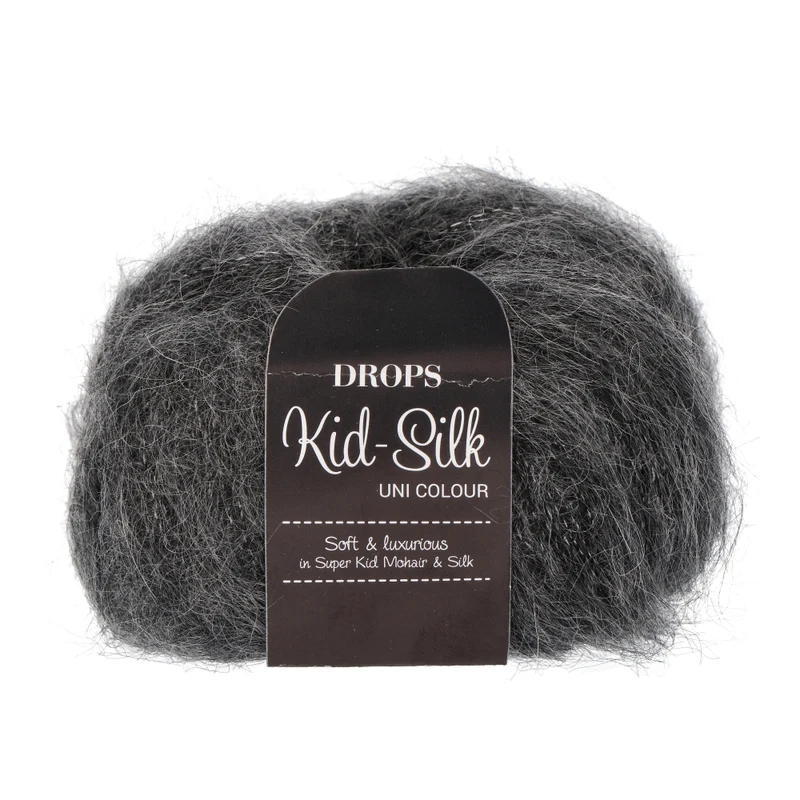 DROPS Kid-Silk Uni Colour 022 Aschgrau