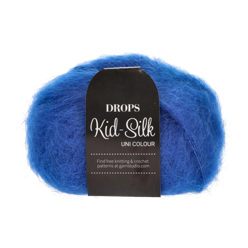 DROPS Kid-Silk Uni Colour 021 Kobaltblau
