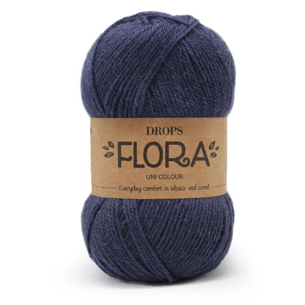 DROPS Flora Uni Colour 10 Indigo