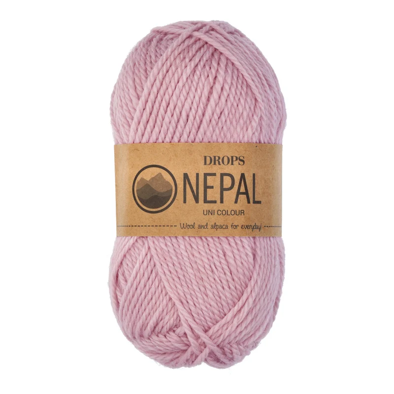 DROPS Nepal Uni Colour 3112 Zartes Rosa