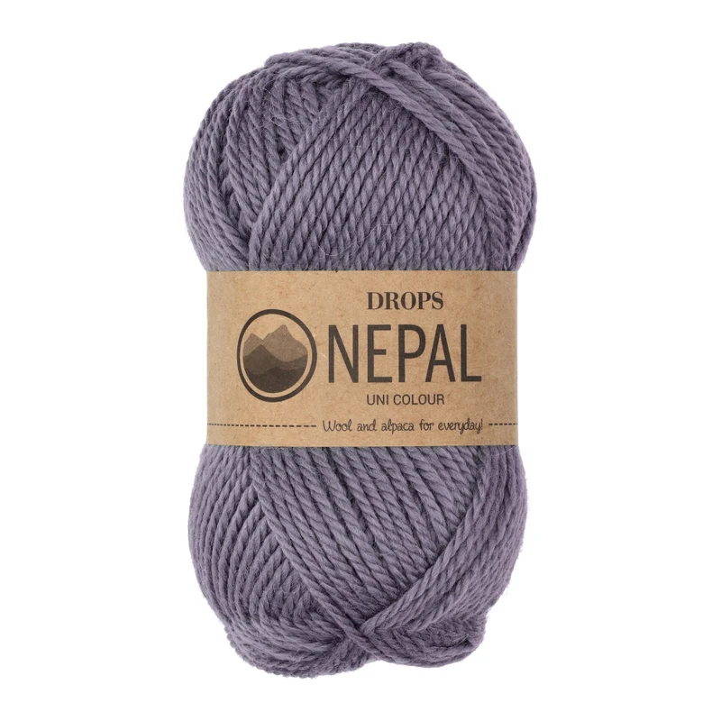 DROPS Nepal Uni Colour 4311 Graulila