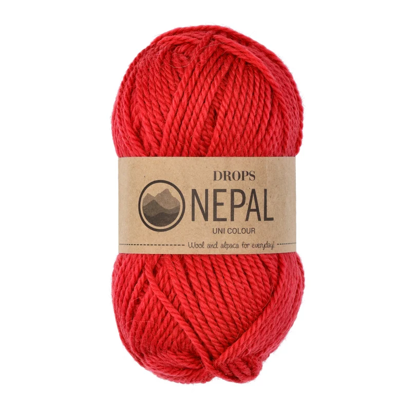 DROPS Nepal Uni Colour 3620 Rot