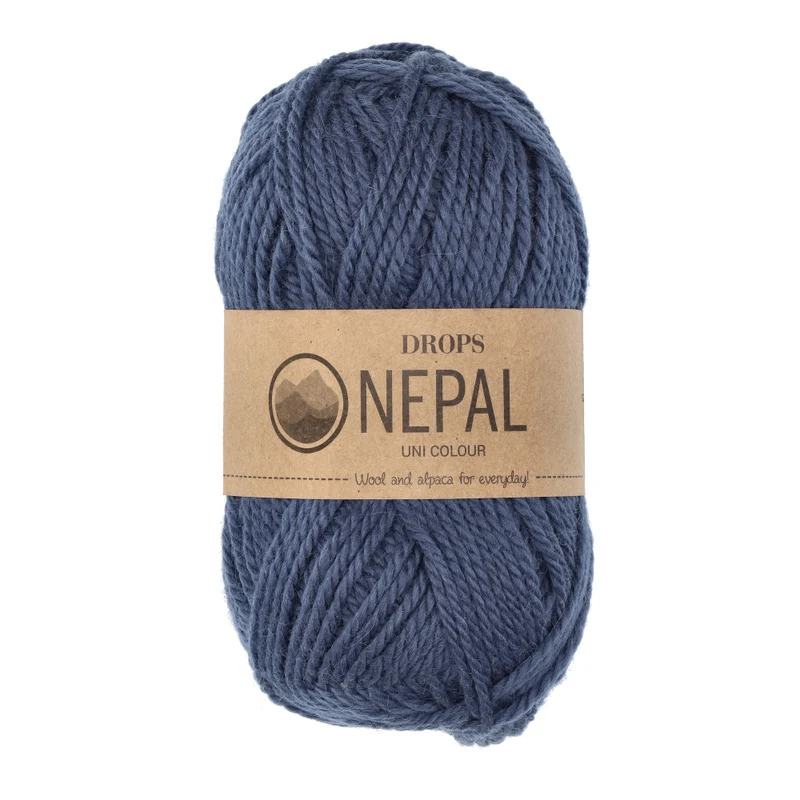 DROPS Nepal Uni Colour 6314 Denimblau
