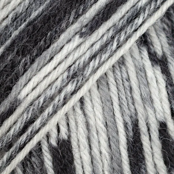 DROPS Fabel Print 905 Salt and Pepper