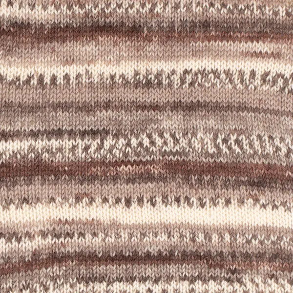 DROPS Fabel Print 912 Soft-Chocolate
