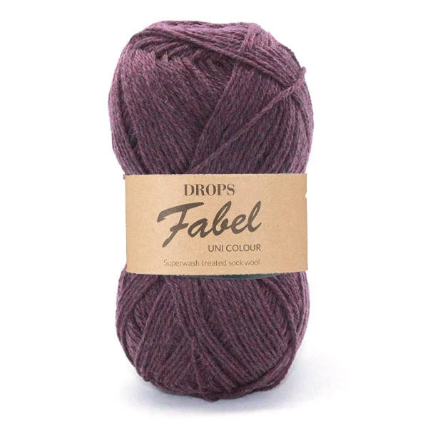 DROPS Fabel Uni Colour 104 Lila