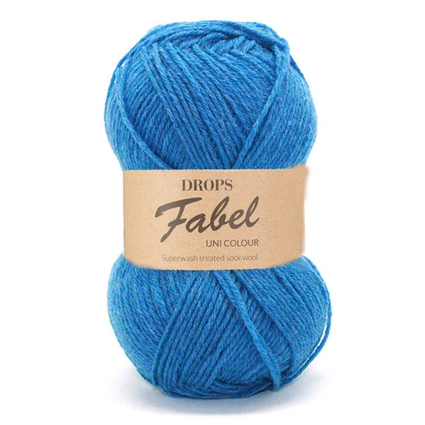 DROPS Fabel Uni Colour 108 Königsblau