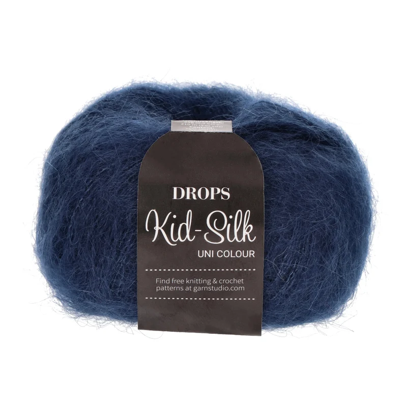 DROPS Kid-Silk Uni Colour 028 Marineblau