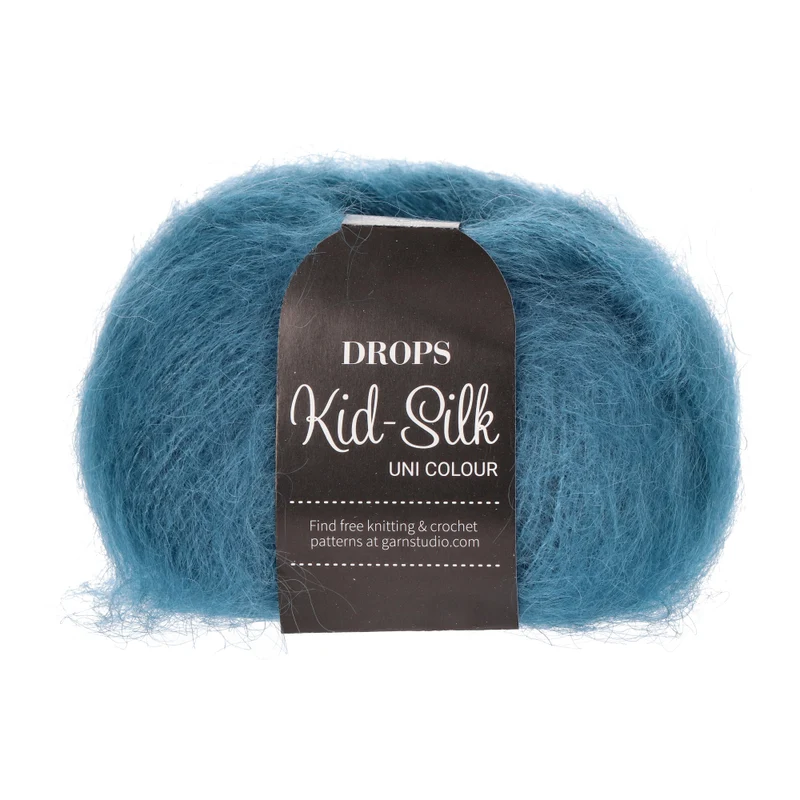 DROPS Kid-Silk Uni Colour 027 Denimblau