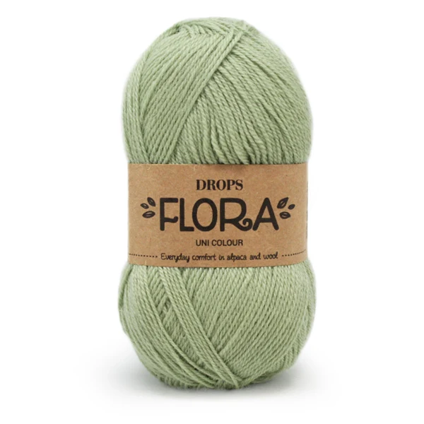DROPS Flora Uni Colour 16 Pistazie