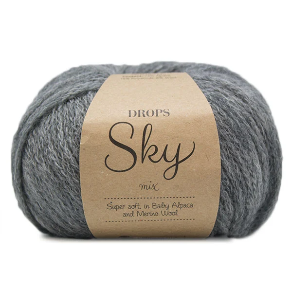 DROPS Sky Mix 004 Stahlgrau