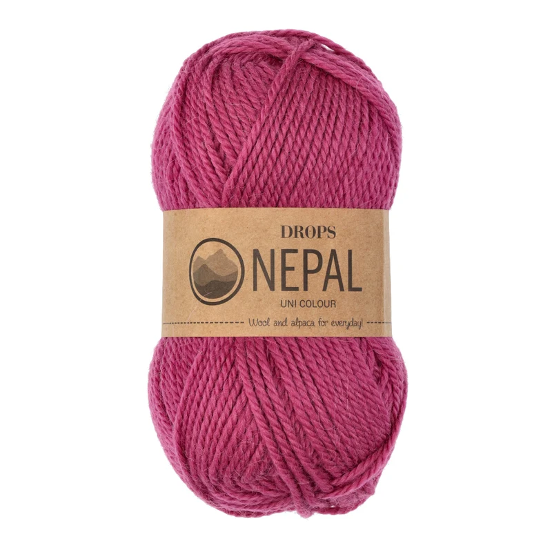 DROPS Nepal Uni Colour 8910 Himbeere