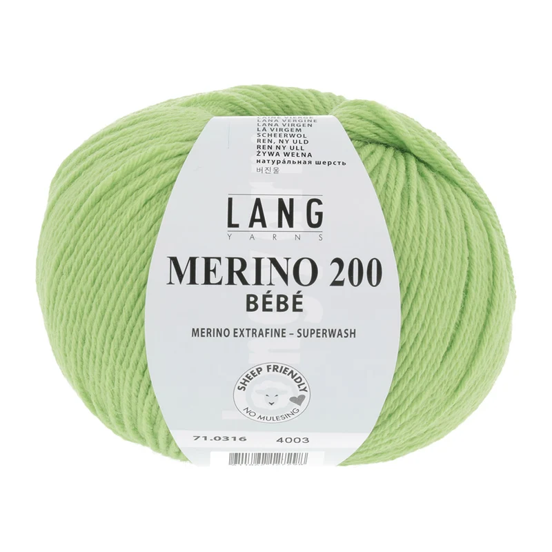 Lang Yarns Merino 200 Bebe 0316 Apfel