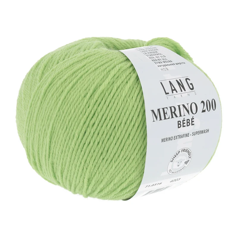 Lang Yarns Merino 200 Bebe 0316 Apfel