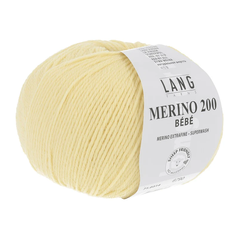 Lang Yarns Merino 200 Bebe 0314 Gelb