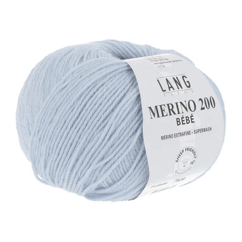 Lang Yarns Merino 200 Bebe 0320 Ciel