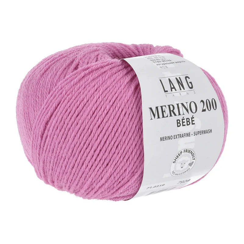 Lang Yarns Merino 200 Bebe 0319 Rosa