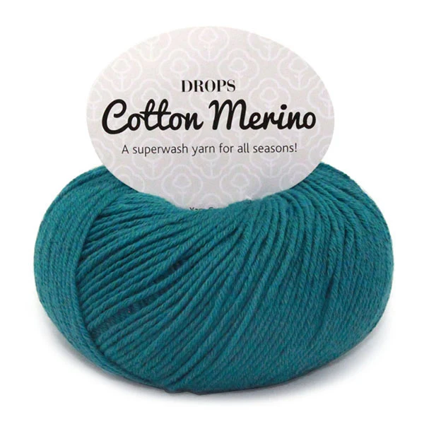 DROPS Cotton Merino Uni Colour 26 Sturmblau