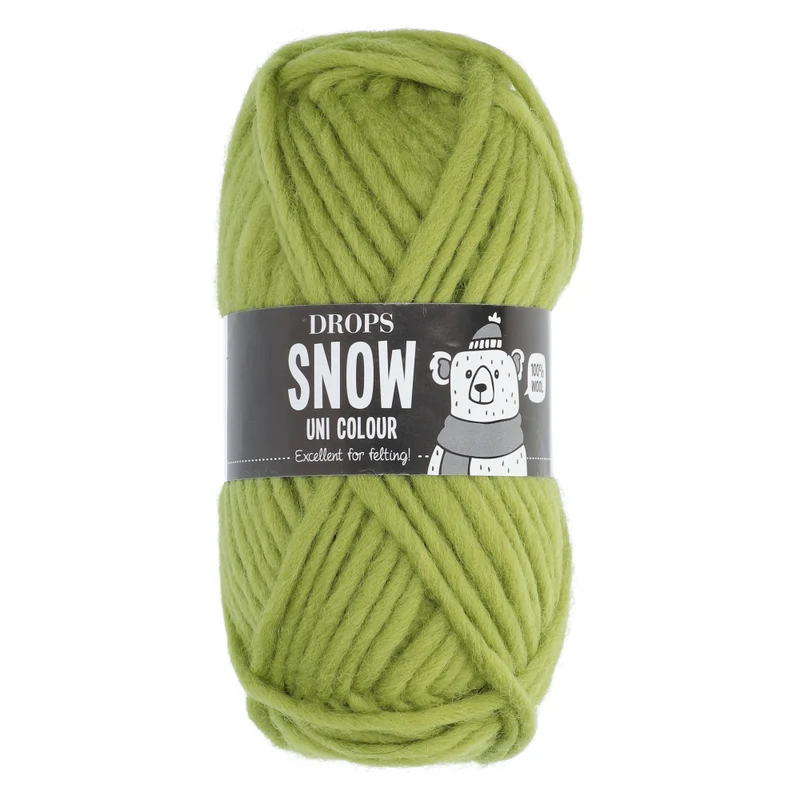 DROPS Snow Uni Colour 029 Apfelgrün