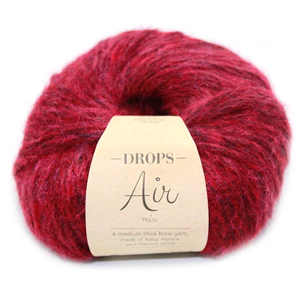 DROPS Air Mix 007 Rubinrot