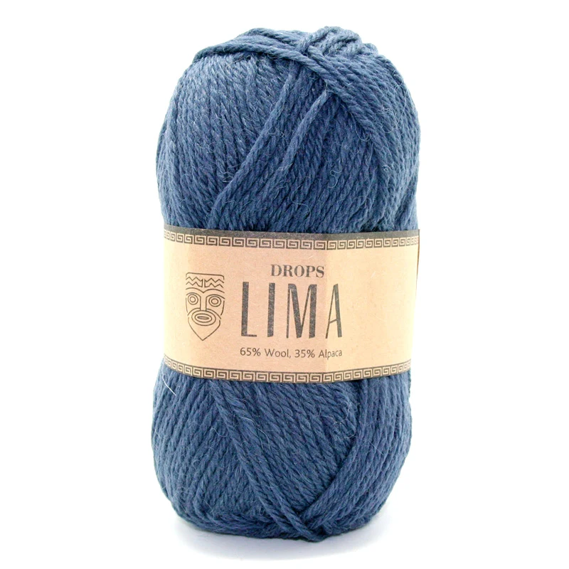DROPS Lima Uni Colour 4305 Indigoblau