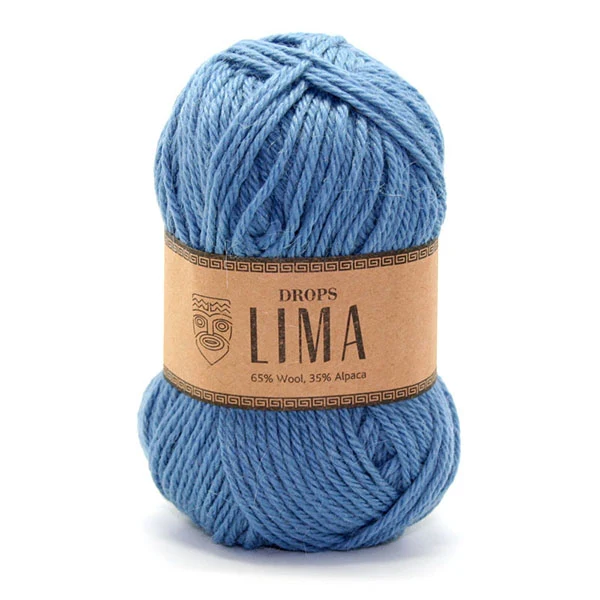 DROPS Lima Uni Colour 6235 Graublau