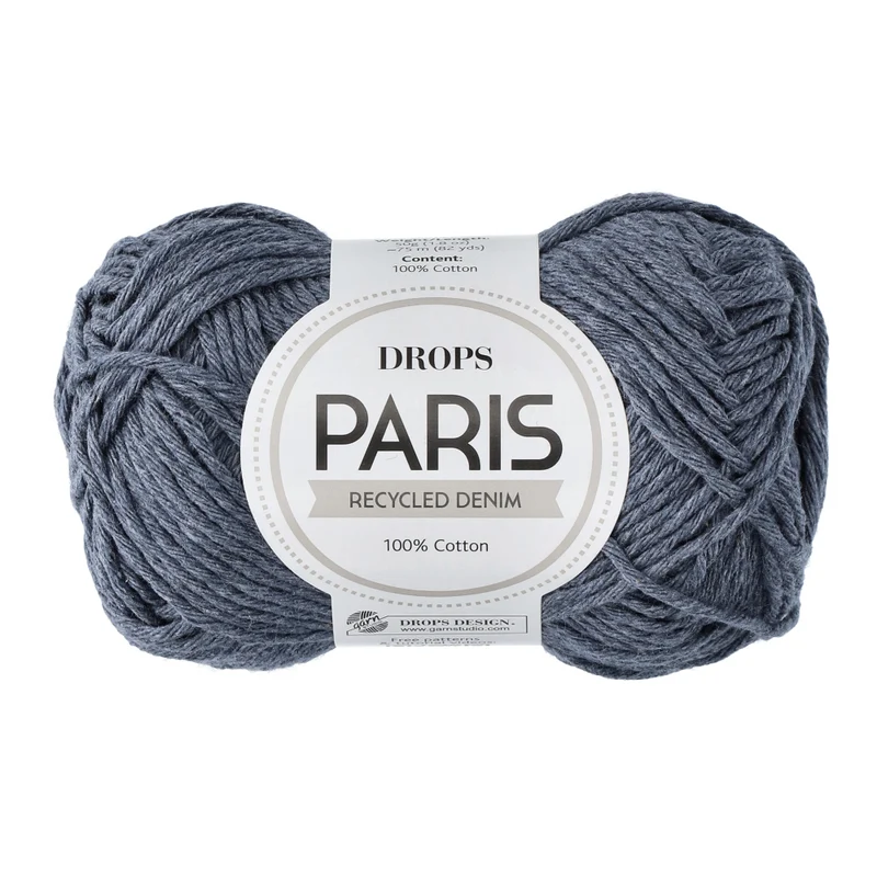 DROPS Paris Recycled Denim 103, dunkle Waschung
