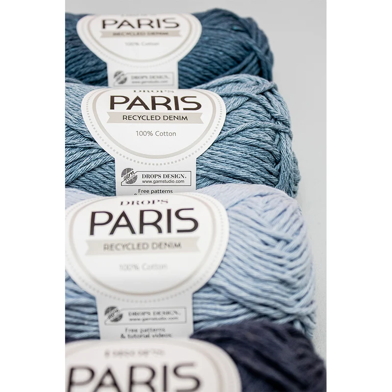 DROPS Paris Recycled Denim 103, dunkle Waschung