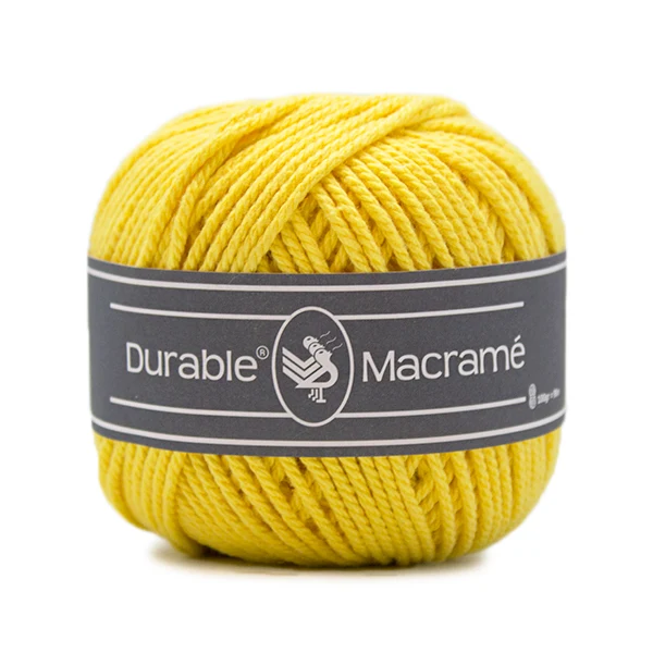 Durable Makramee 2180 Leuchtend Gelb